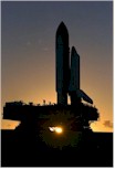 Space Shuttle on pad