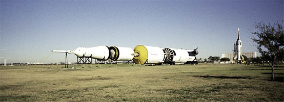 An actual Apollo Saturn V launch vehicle has been on permanent exhibit since 1978 in the Johnson Space Center's Space Park.