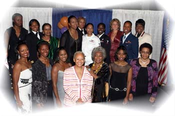 Women of Color in Flight Gala group photo