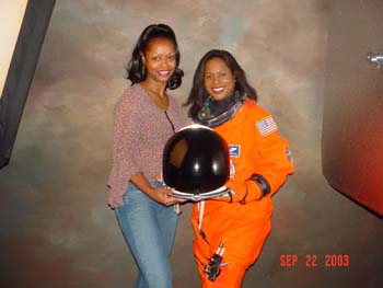 McDougle and Joan Higginbotham, STS-116 crewmember photo shoot