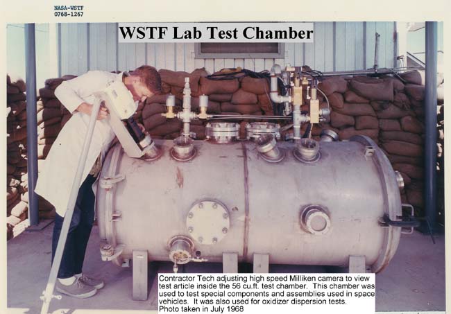 56 cubic foot volume test chamber 