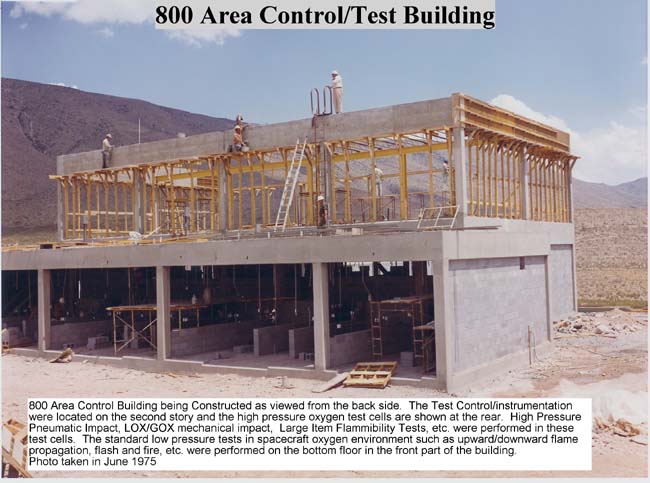 The 800 area control building