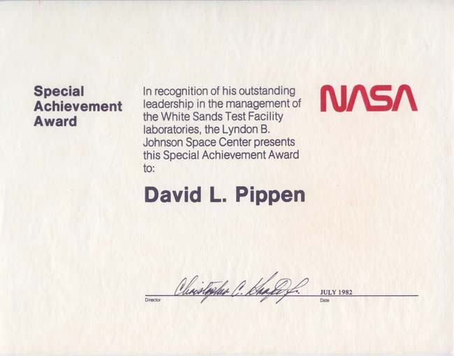 David Pippen Special Achievement Award