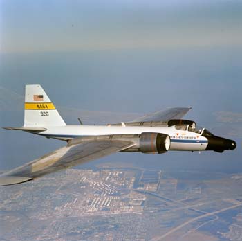 WB57-F Canberra, NASA 926 – one of the planes used for remote sensing in the Earth Resources Program.