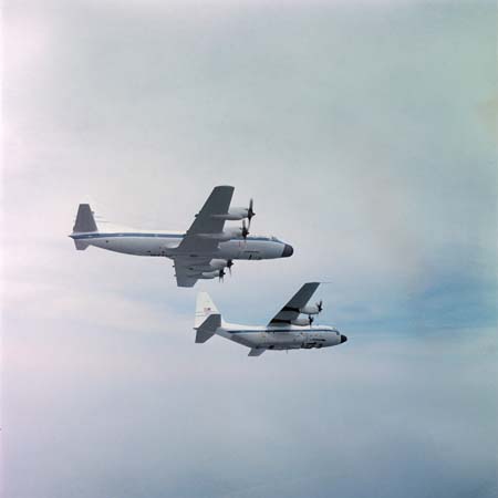 NASA C-130 and P-3 Earth Resources Aircraft 