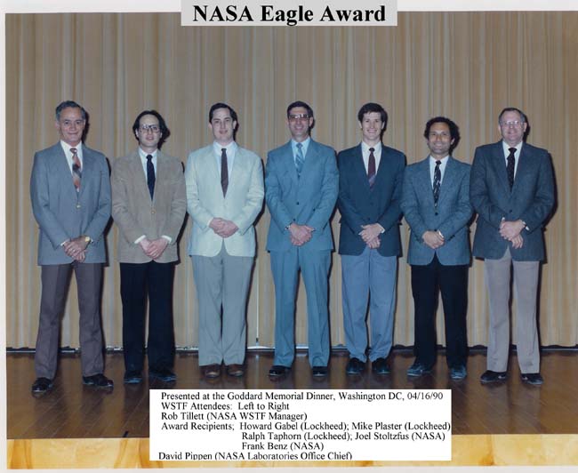 The group that went to the Eagle Award ceremony