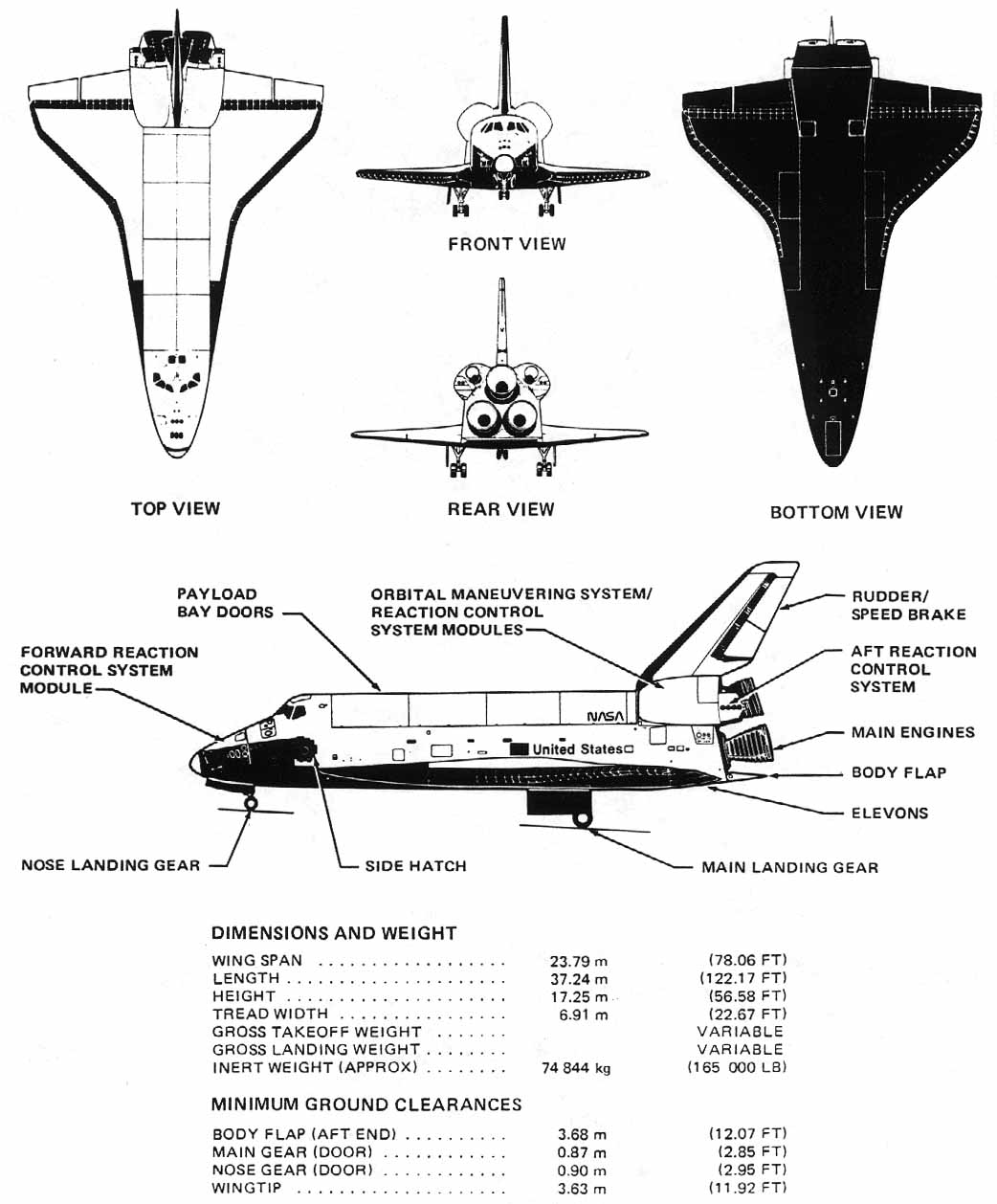 schematic of space shuttle cockpit schematic
