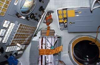 Interior views of the Soyuz
