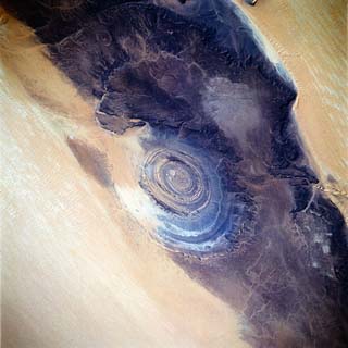 Richat Wind Erosion Structure, Mauritania