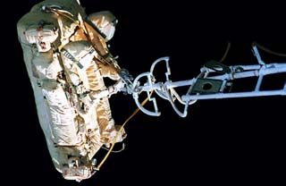 View of the Russian Manned Maneuvering Unit (MMU)