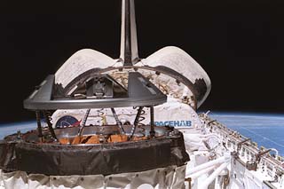 View of the orbiter docking system 