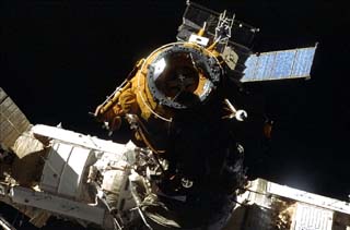 Mir Space Station viewed from the Oriber Endeavour